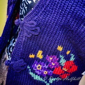 1990's Cottagecore Knitted Sweater